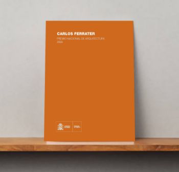 Portada de CARLOS FERRATER. Premio Nacional de Arquitectura 2009