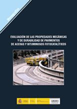 Portada de Evaluación de las propiedades mecánicas y de durabilidad de pavimentos de aceras y bituminosos fotocatalíticos. M 140