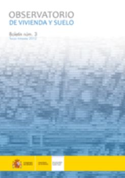 Portada de Observatorio de Vivienda y Suelo. Boletín Núm. 3. Tercer trimestre 2012