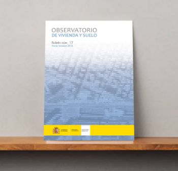 Portada de Observatorio de Vivienda y Suelo. Boletín Núm 17. Primer trimestre 2016.