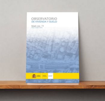 Portada de Observatorio de Vivienda y Suelo. Boletín Núm 19. Tercer trimestre 2016.