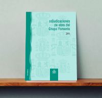 Portada de Adjudicaciones de obra del Grupo Fomento, año 2016.