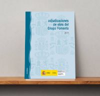 Portada de Adjudicaciones de obra del Grupo Fomento, año 2017.