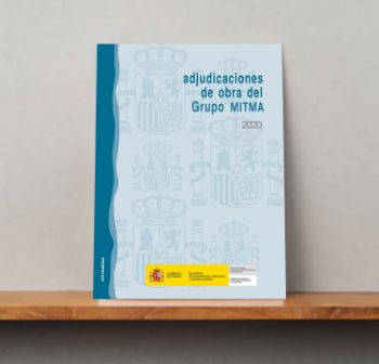 Portada de Adjudicaciones de obra del Grupo Mitma, año 2020