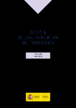 Portada de Boletín de Documentación del Transporte nº 355, abril 2018.
