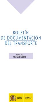 Portada de Boletín de Documentación del Transporte nº 362, noviembre 2018
