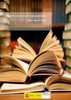 Portada de Boletín de novedades bibliográficas, Biblioteca General del Ministerio de Fomento. Julio-Agosto 2018