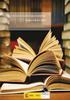 Portada de Boletín de novedades bibliográficas, Biblioteca General del Ministerio de Fomento. Enero-Febrero 2019