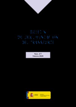 Portada de Boletín de documentación del transporte nº 377, febrero 2020