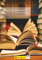 Portada de Boletín de novedades bibliográficas, julio-agosto 2020. Biblioteca General del Ministerio de Transportes, Movilidad y Agenda Urbana