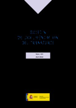 Portada de Boletín de documentación del transporte nº 403, abril 2022 [Mitma]