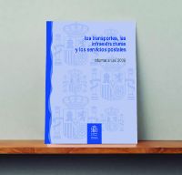 Portada de Los transportes, las infraestructuras y los servicios postales en España en cifras, 2009.