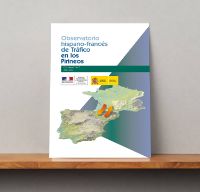 Portada de Observatorio hispano-francés de Tráfico en los Pirineos. Documento nº 7. Abril 2015.