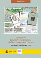 Portada de Colección de Estudios Previos de Terreno de la Dirección General de Carreteras. Serie histórica completa 1965-1998.   
(SERIE 68-01 a 71-22)