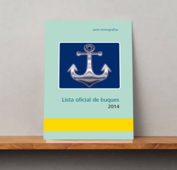 Portada de Lista oficial de buques 2014.