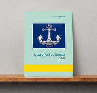 Portada de Lista oficial de buques 2016.