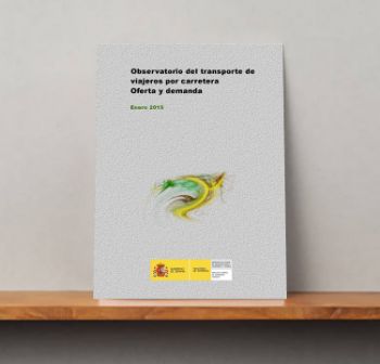 Portada de Observatorio del transporte de viajeros por carretera. Oferta y demanda, enero 2015.