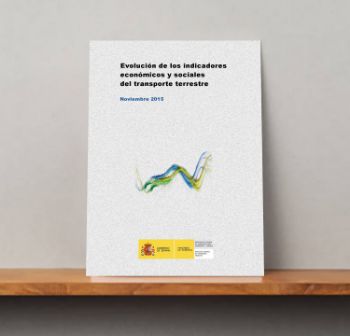 Portada de Evolución de los indicadores económicos y sociales del transporte terrestre. Noviembre 2015