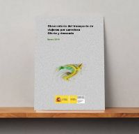 Portada de Observatorio del transporte de viajeros por carretera. Oferta y demanda, enero 2016.