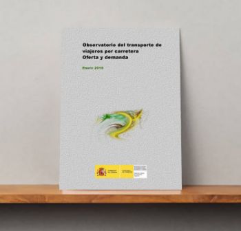 Portada de Observatorio del transporte de viajeros por carretera. Oferta y demanda, enero 2016.