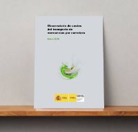 Portada de Observatorio de Costes del transporte de mercancías por carretera. Enero 2016