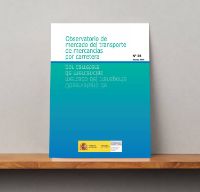 Portada de Observatorio de mercado del transporte de mercancías por carretera. Nº 25. Marzo 2016