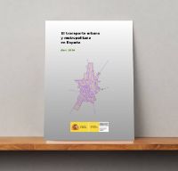 Portada de El Transporte urbano y metropolitano en España. Abril 2016