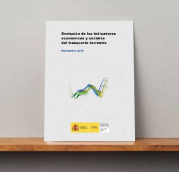 Portada de Evolución de los indicadores económicos y sociales del transporte terrestre. Noviembre 2016