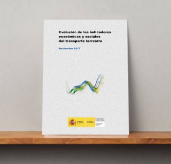 Portada de Evolución de los indicadores económicos y sociales del transporte terrestre. Noviembre 2017