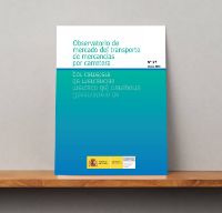 Portada de Observatorio de mercado del transporte de mercancías por carretera. Nº 27. Marzo 2018