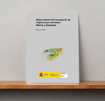 Portada de Observatorio del transporte de viajeros por carretera. Oferta y demanda, enero 2020