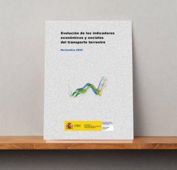 Portada de Evolución de los indicadores económicos y sociales del transporte terrestre. Noviembre 2020
