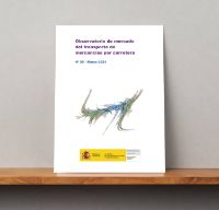 Portada de Observatorio de mercado del transporte de mercancías por carretera. Nº 30, marzo 2021