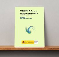 Portada de Observatorio de la Actividad del transporte de mercancías por carretera en vehículos pesados. Junio  2021 (Datos desde 1T-1999 a 1T-2021]