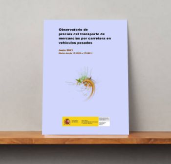 Portada de Observatorio de Precios del transporte de mercancías por carretera en vehículos pesados. Junio 2021 (Datos desde 1T-1999 a 1T-2021)