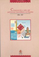 Portada de Composición y valor del Patrimonio Inmobiliario en España 1990-1997.