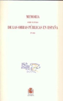 Portada de Memoria sobre el estado de las obras públicas en España.