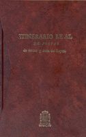 Portada de Itinerario de las Carreras de Posta de dentro y fuera del Reyno.