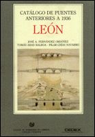Portada de Catálogo de puentes anteriores a 1936. León
