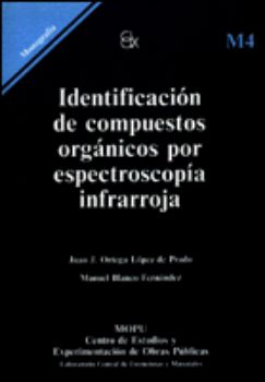 Portada de Identificación de compuestos orgánicos por espectroscopia infrarroja. M-4