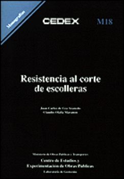 Portada de Resistencia al corte de escolleras. M-18