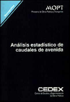 Portada de Análisis estadístico de caudales de avenida. M-26