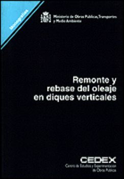 Portada de Remonte y rebase del oleaje en diques verticales. M-30