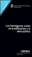Portada de Los hormigones vistos en la edificación y la obra pública. M-35