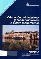 Portada de Valoración del deterioro y conservación en la piedra monumental. M-56