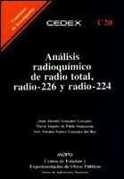 Portada de Análisis radioquímico de radio total, radio-226 y radio-224. C-20