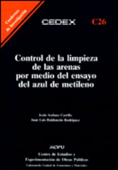 Portada de Control de la limpieza de las arenas por medio del ensayo del azul de metileno. C-26