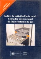 Portada de Indice de actividad beta total: contador proporcional de flujo contínuo de gas. C-42.