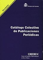 Portada de Catálogo colectivo de publicaciones periódicas CEDEX. D-19