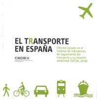 Portada de El transporte en España.